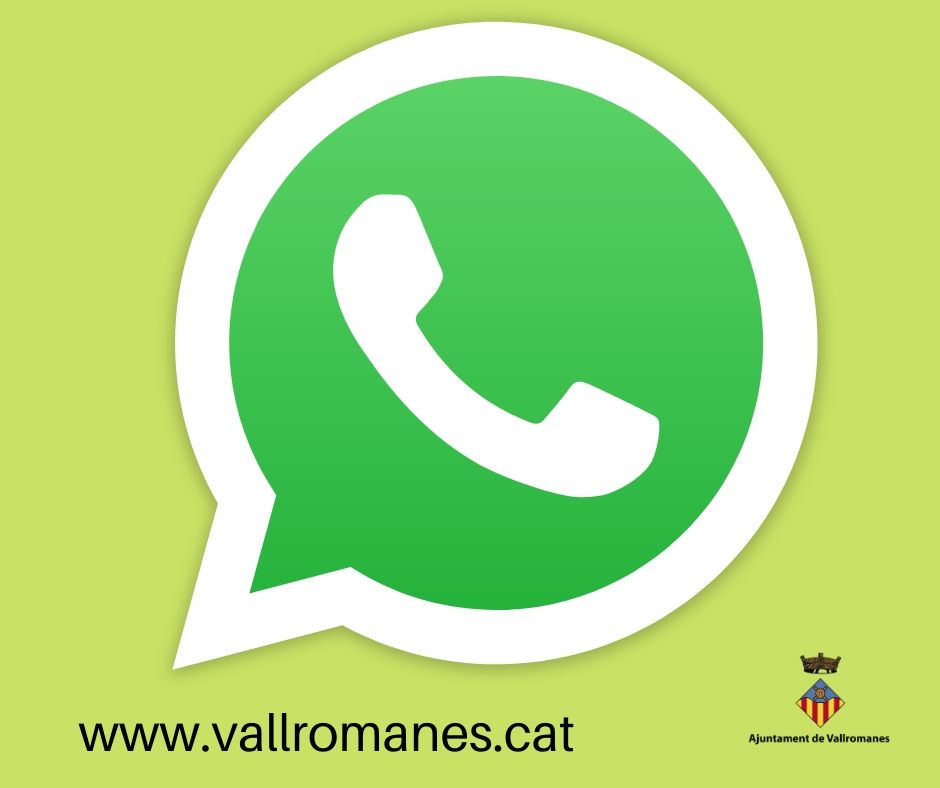 L'ajuntament obre un canal de WhatsApp