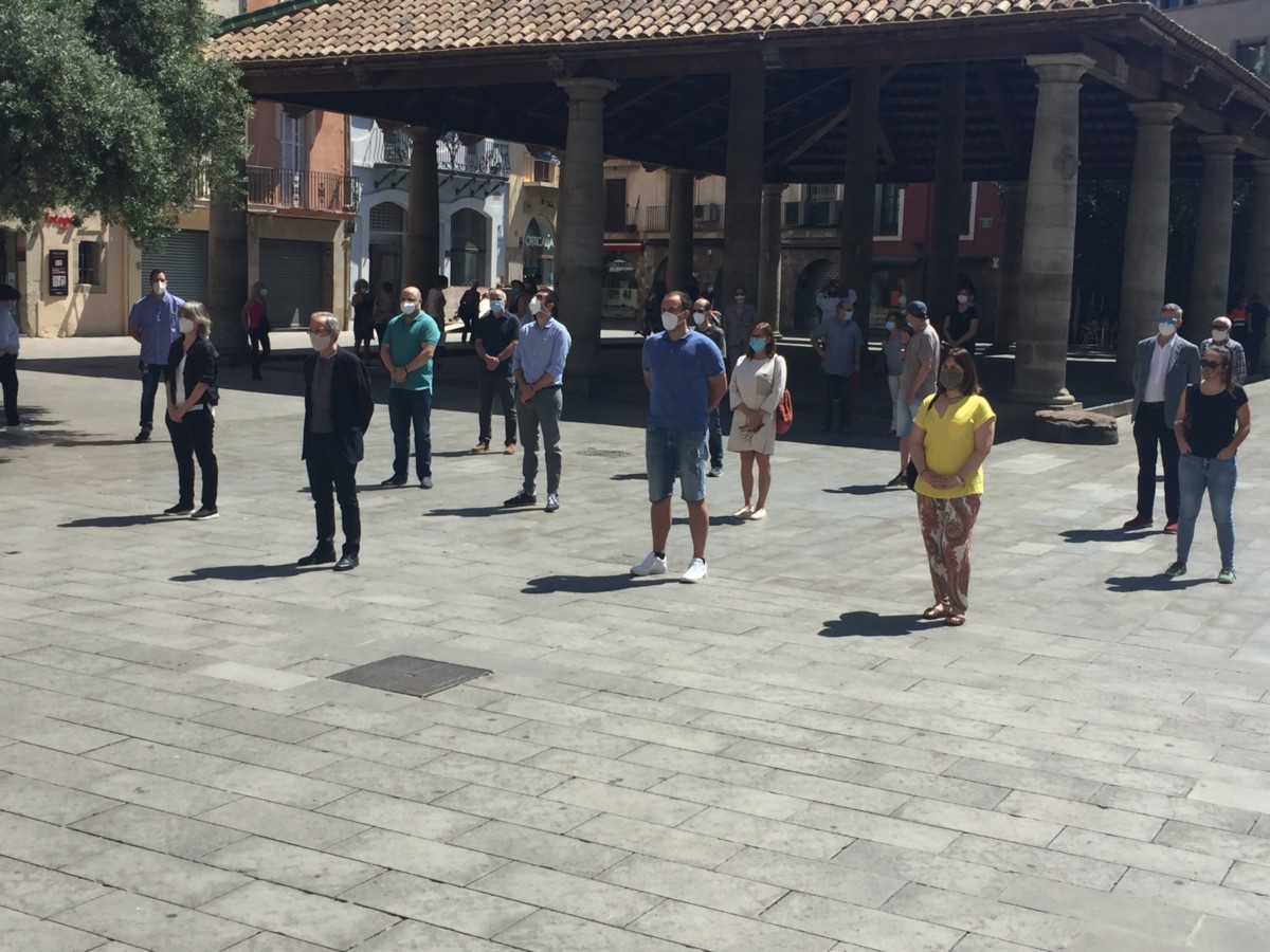 L'alcalde i els regidors aquest dimecres al migdia