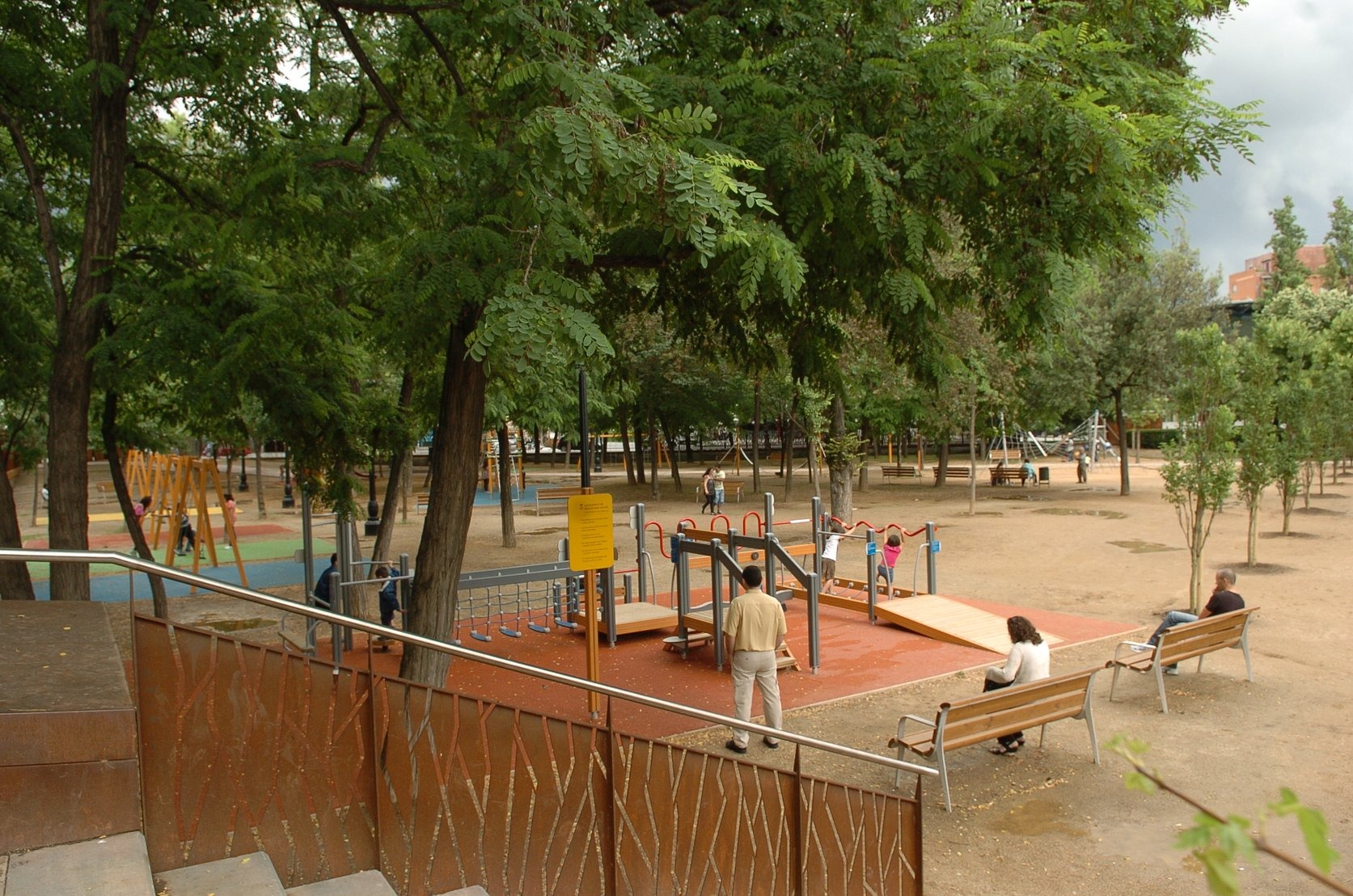 El parc de Can Mulà en una imatge d'arxiu