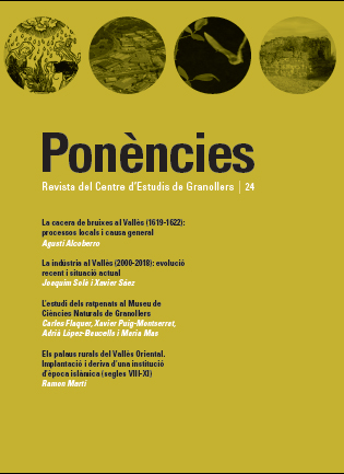 Portada del nou número de la publicació del Centre d'Estudis de Granollers