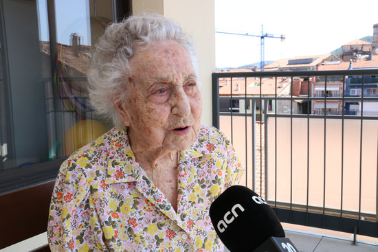 La persona més vella de Catalunya, Maria Branyas