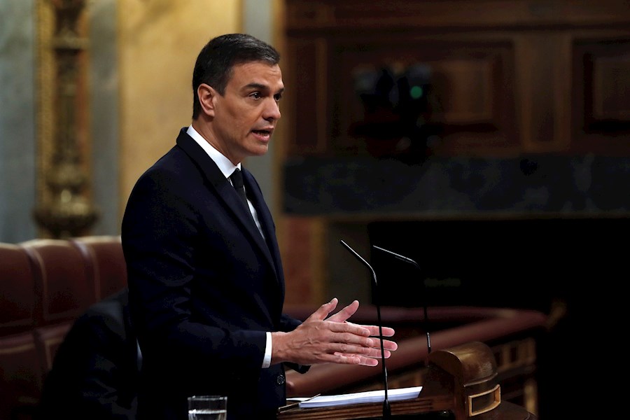 Pedro Sánchez compareix davant el ple del Congrés aquest dimecres