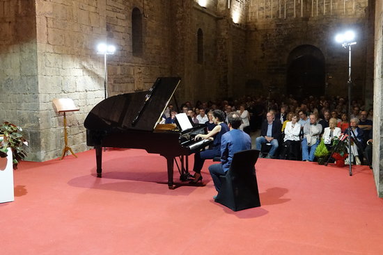 Un dels concerts a piano del festival Isaac Albéniz de Camprodon en una imatge d'arxiu