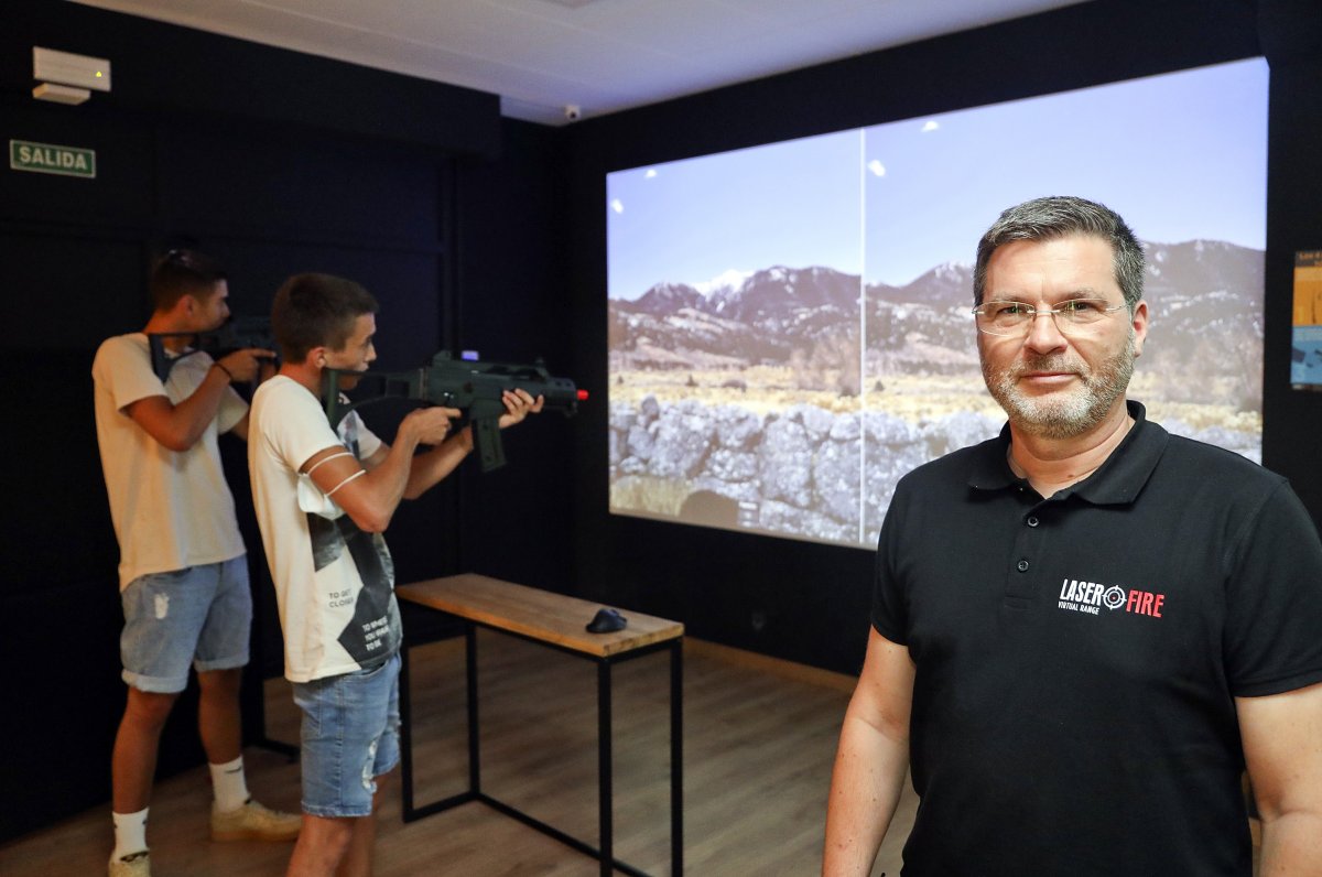 Joan Carles Marín a la galeria de tir