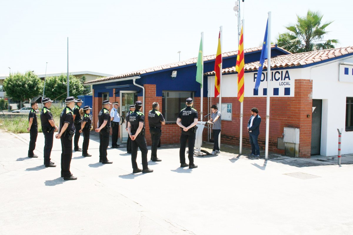 La trobada de Moret i Santaló amb la plantilla de la Policia Local