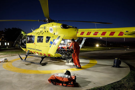 L'helicòpter nocturn medicalitzat del SEM