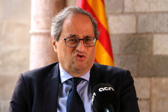 El president de la Generalitat, Quim Torra