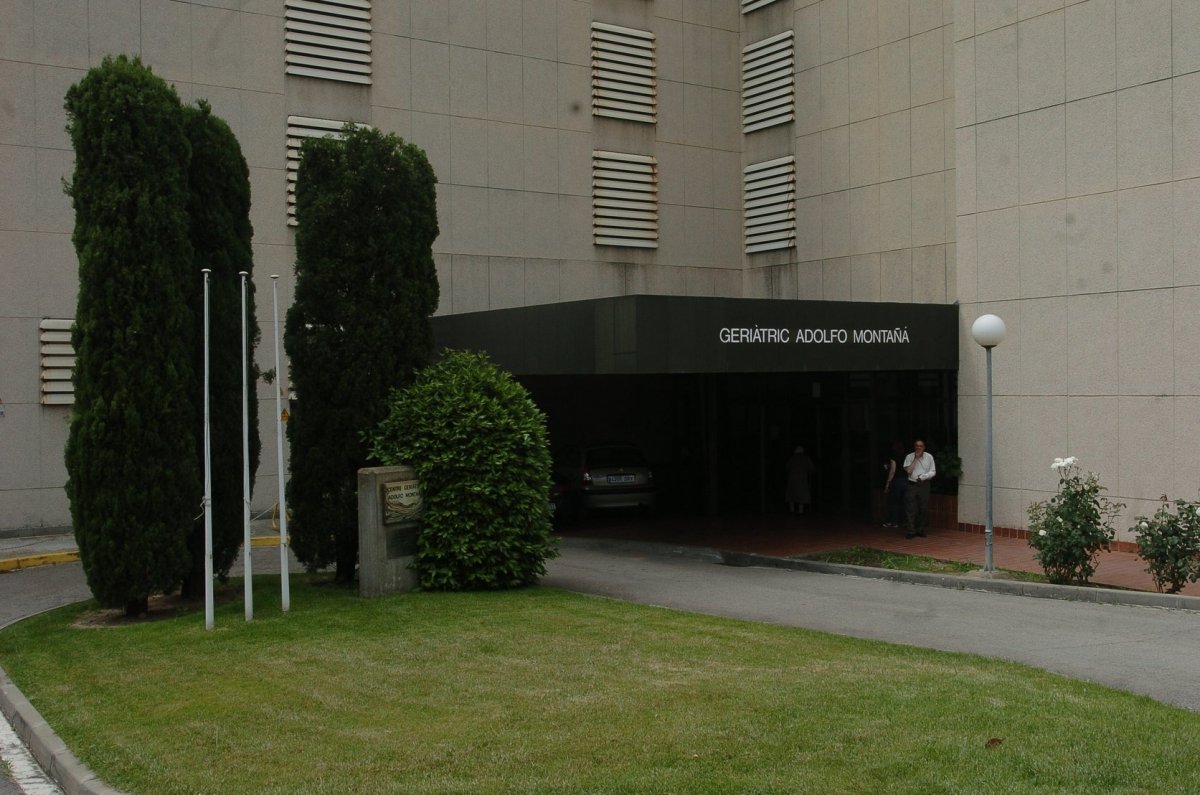 L'entrada al centre geriàtric en una imatge d'arxiu