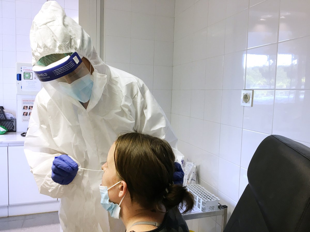 Procés per a un test PCR al CAP Sant Miquel de Granollers