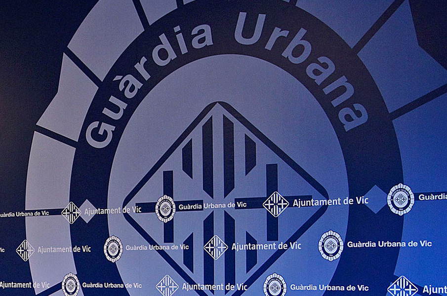 Logotip de la Guàrdia Urbana de Vic
