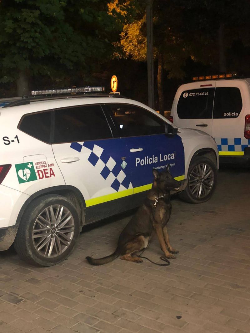 El gos que reforça la Policia Local de Ripoll