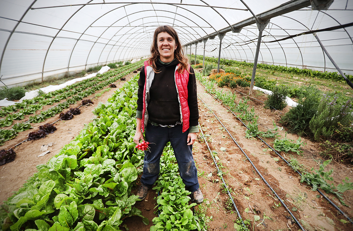 Maria Gener, dona pagesa de 44 anys