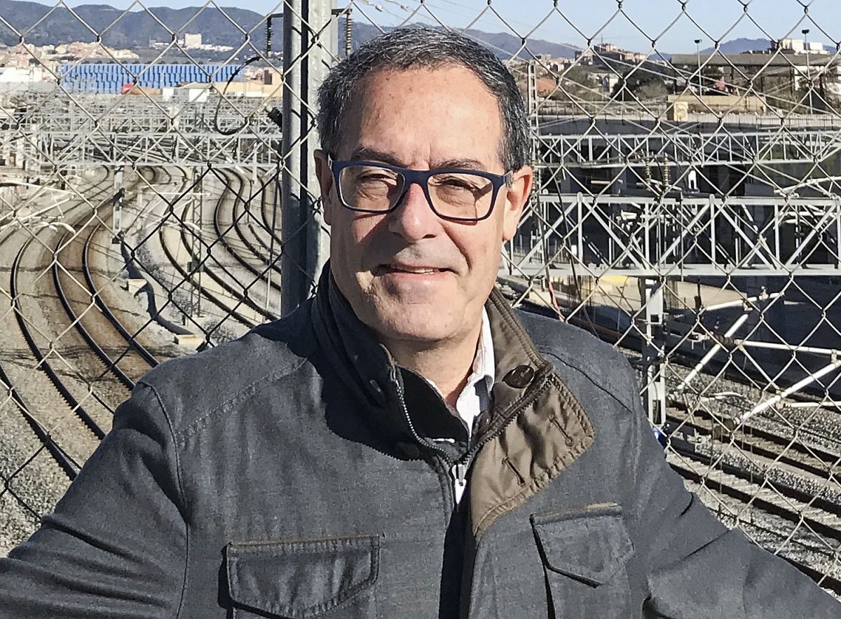 Pere Macies en una imatge captada a l'entorn de l'estació de La Sagrera, a Barcelona