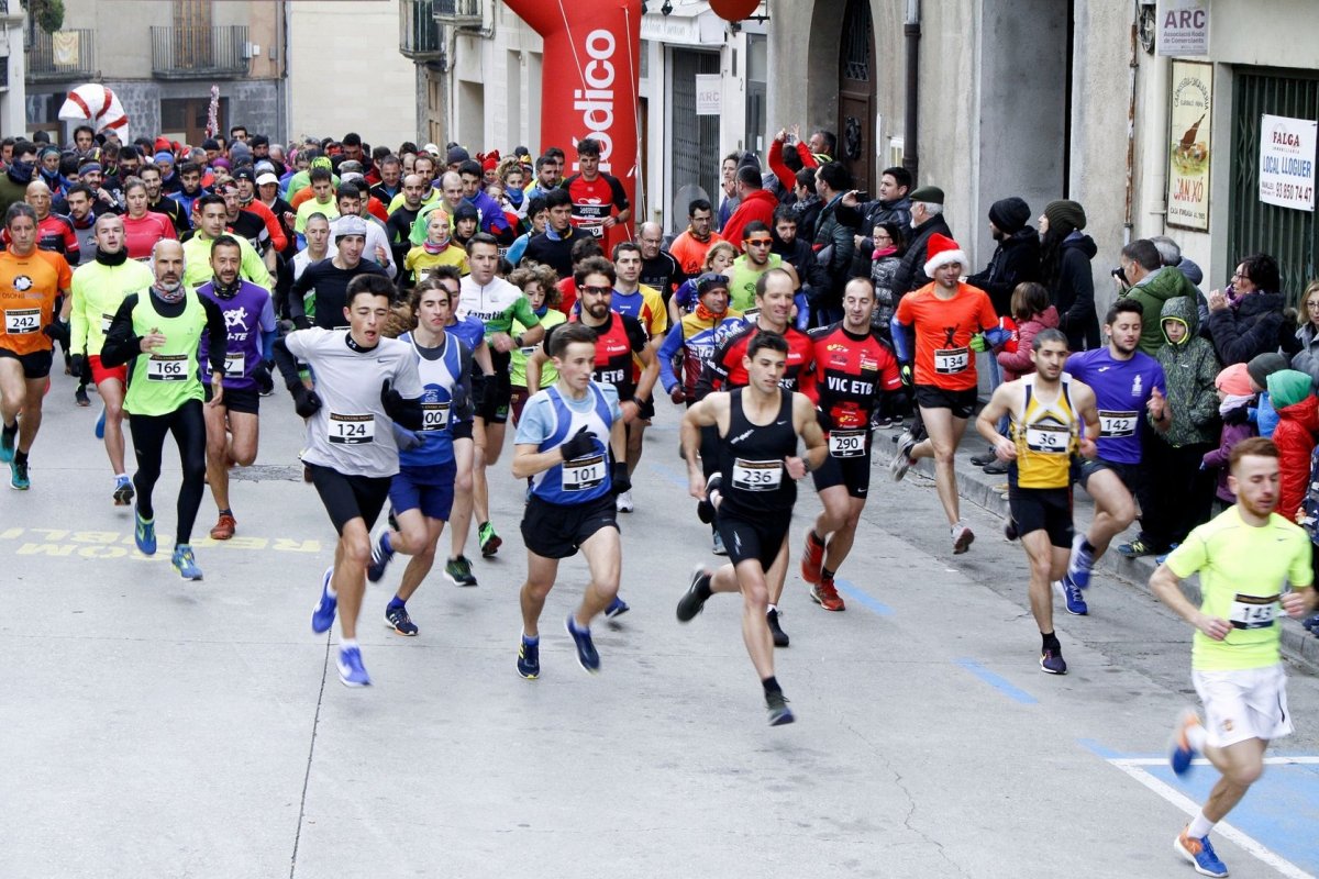 Una cursa atlètica celebrada a Roda de Ter el desembre de l'any passat