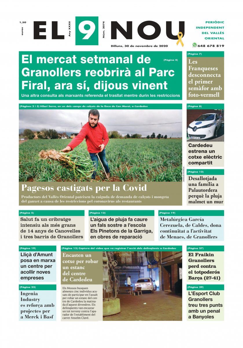 201130 EL 9 NOU Primera plana