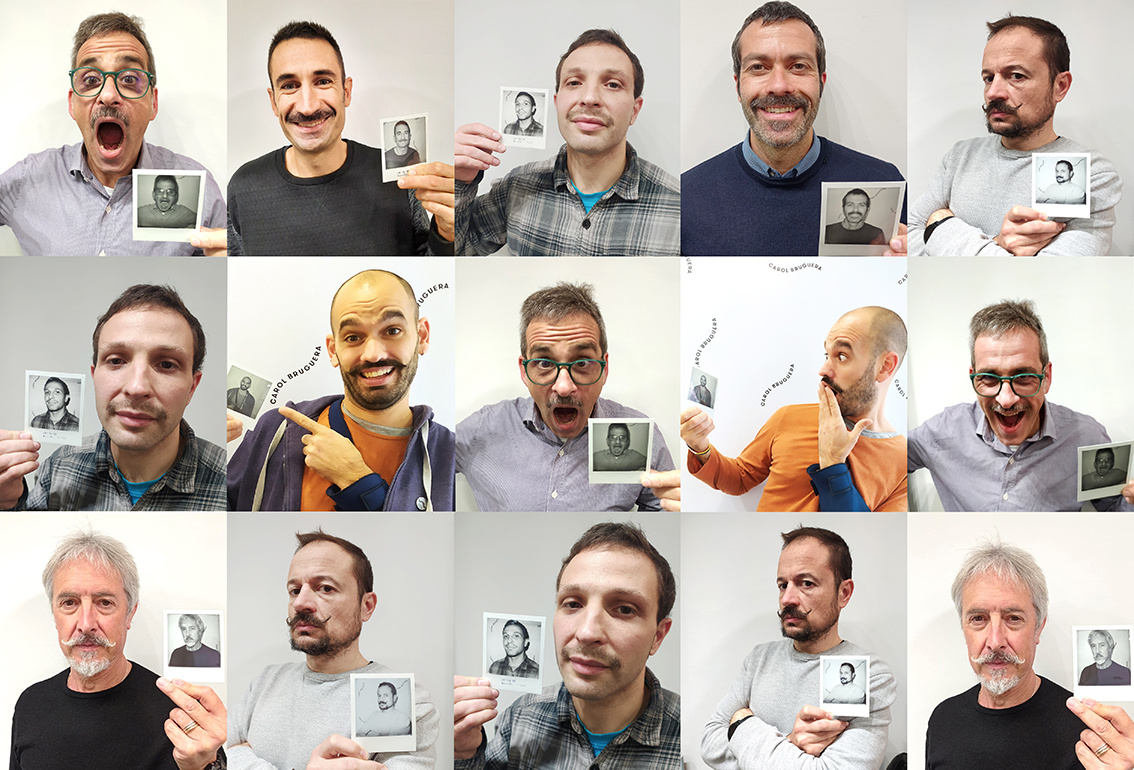 'Selfies' amb bigoti per al 'Movember'
