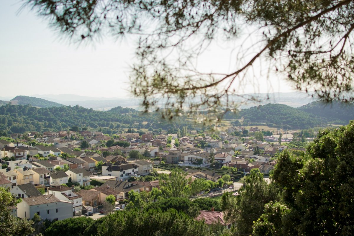 Una vista panoràmica de Sant Fost