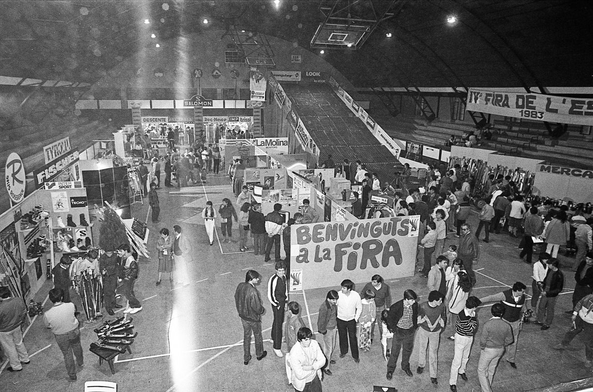 Una imatge històrica de la quarta edició, l'any 1983 a l'antic pavelló municipal