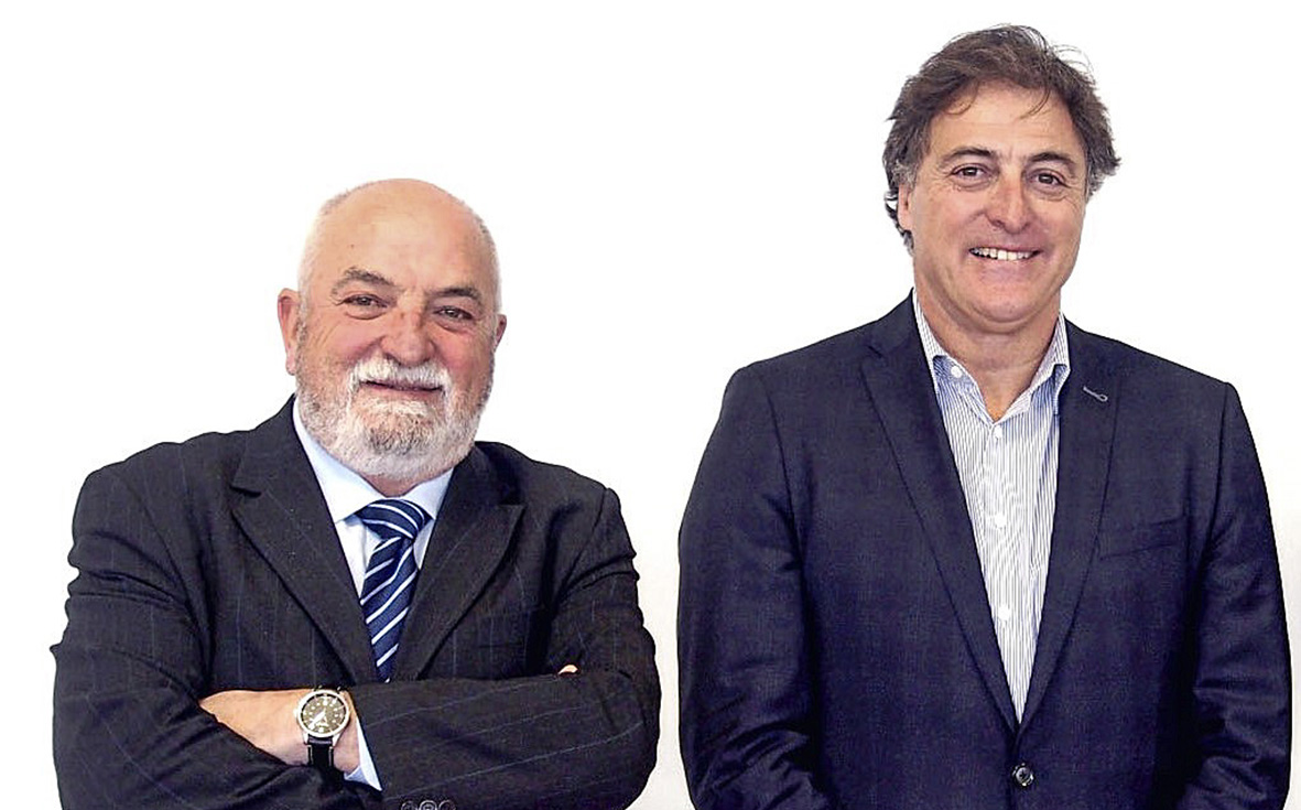 Enrike Rico, CEO de Deusto Sistemas, amb el CEO de Seidor, Josep Benito