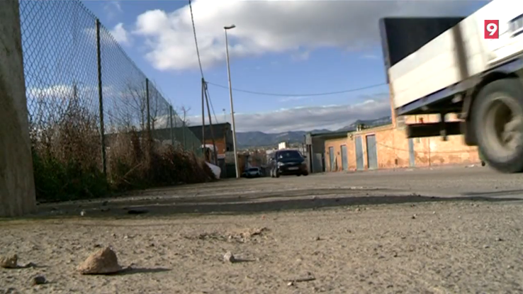 Un dels carrers del polígon Font de Tarrés de Manlleu