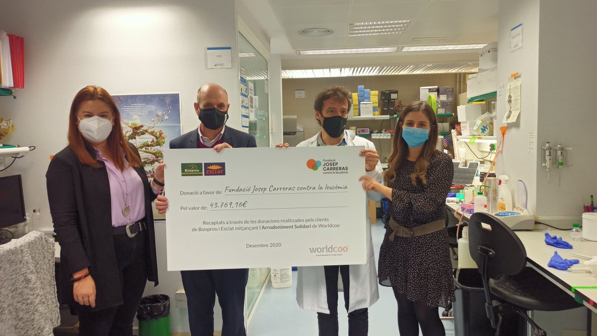 La Fundació Josep Carreras ha rebut ja els diners dels clients de Bon Preu