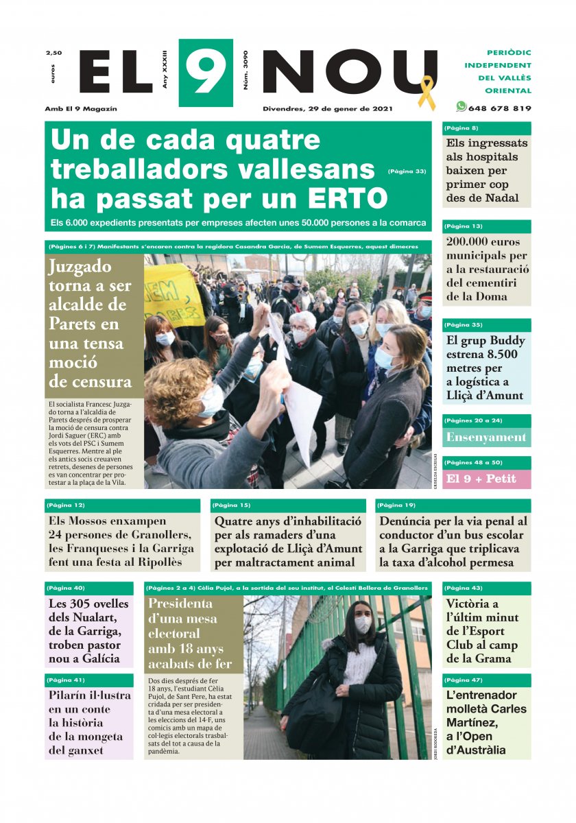 210129 EL 9 NOU Primera plana