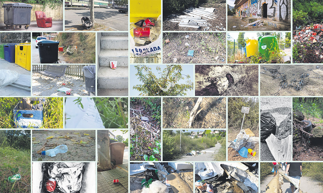Selecció de fotografies de l'AFiC instal·lades als carrers de l'Ametlla