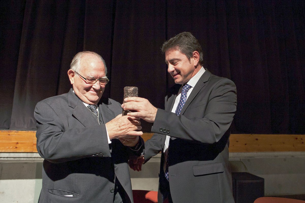 Pere Roquet rebent, el 2015, el premi Mil·liari