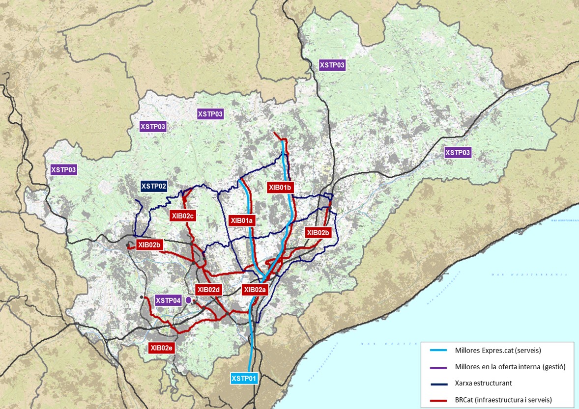La proposta de millora de les connexions amb línies interurbanes de bus
