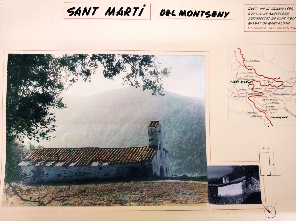 Foto de l'ermita de Sant Martí del Montseny