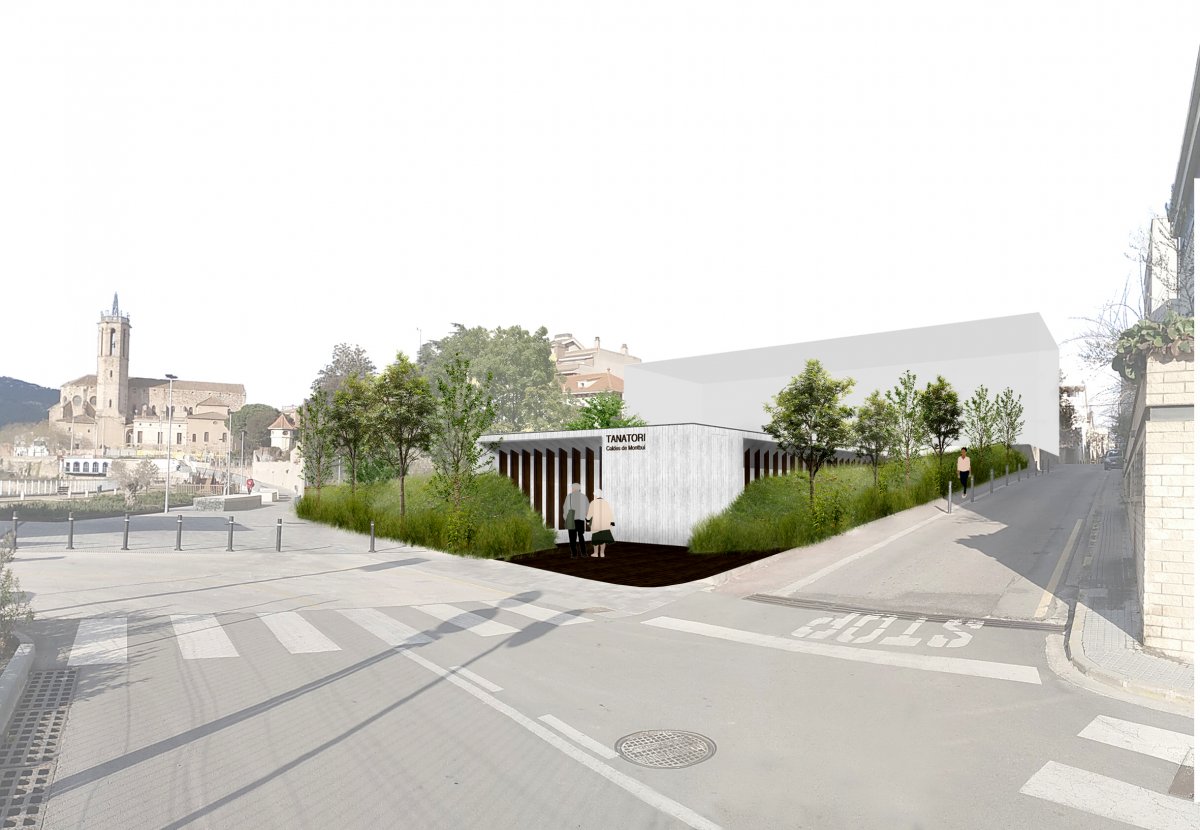 Imatge virtual del nou tanatori que es construirà a Caldes