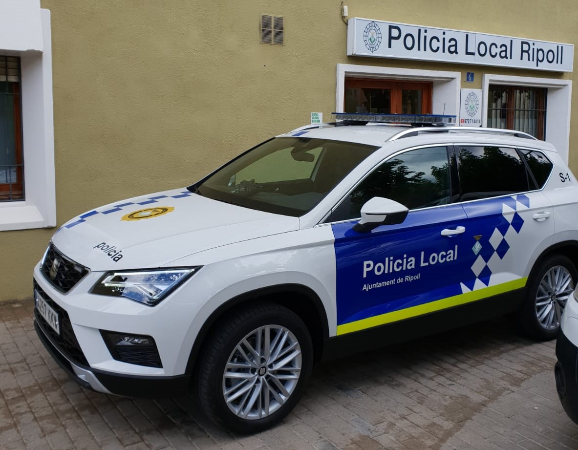 Un vehicle de la Policia Local de Ripoll