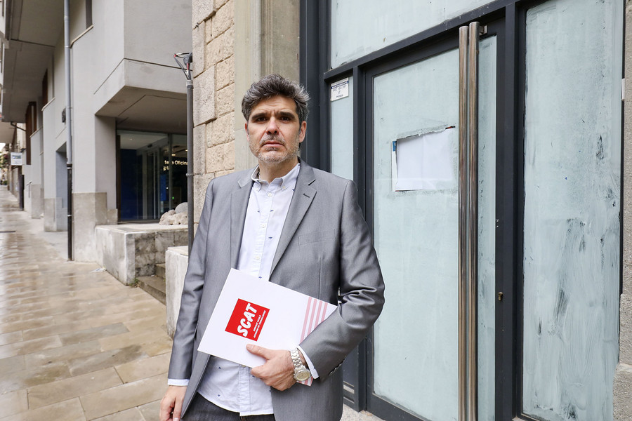 Daniel Oliva és el coordinador general del Sindicat Català Autònom al BBVA