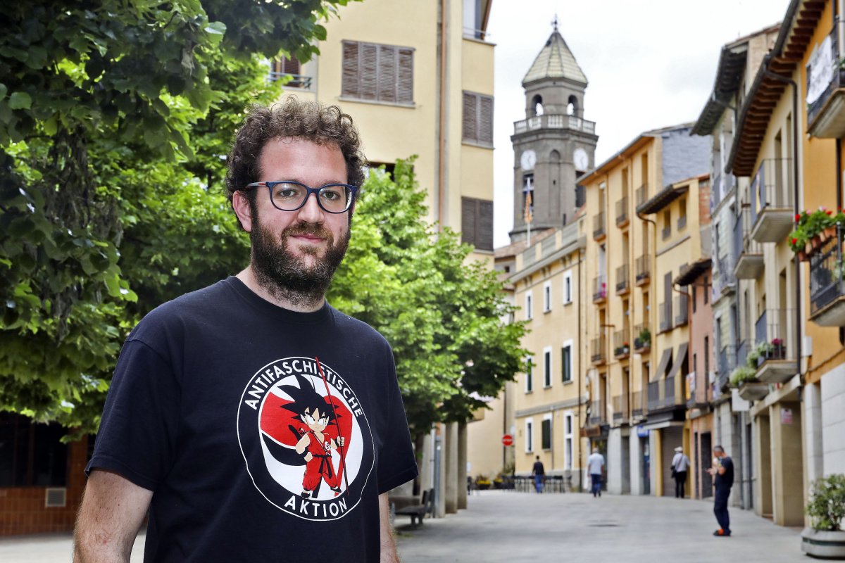 Manrique, la setmana passada al carrer Sant Feliu de Torelló