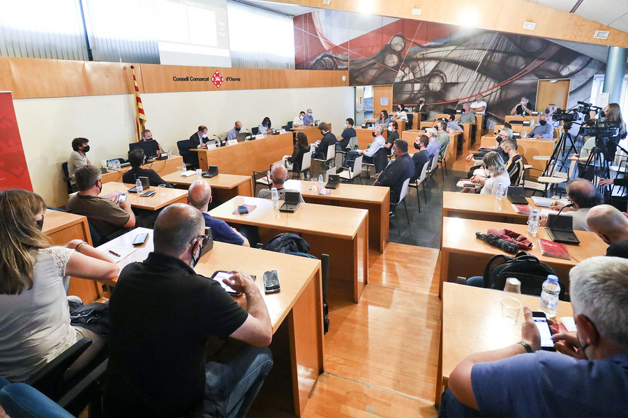 El ple del Consell d'Alcaldes i Alcaldesses d'Osona, dimecres passat