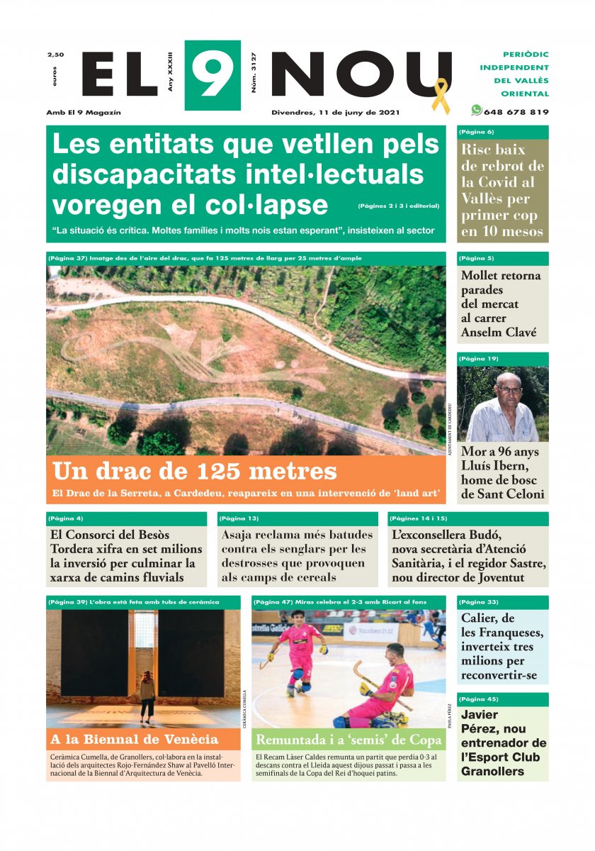 210611 EL 9 NOU Primera plana