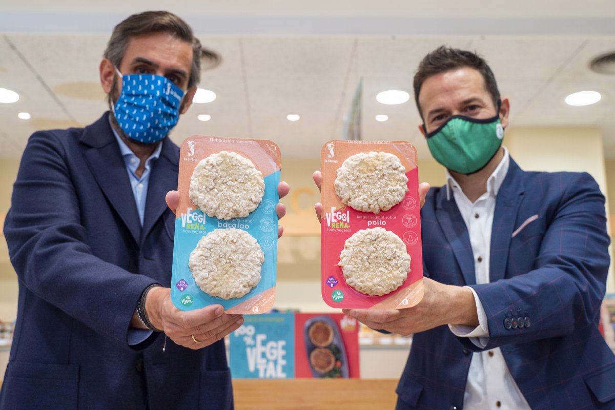 Santi Aliaga, CEO de Zyrcular Foods (dreta) i Jorge Benlloch, CEO de La Sirena (esquerra)