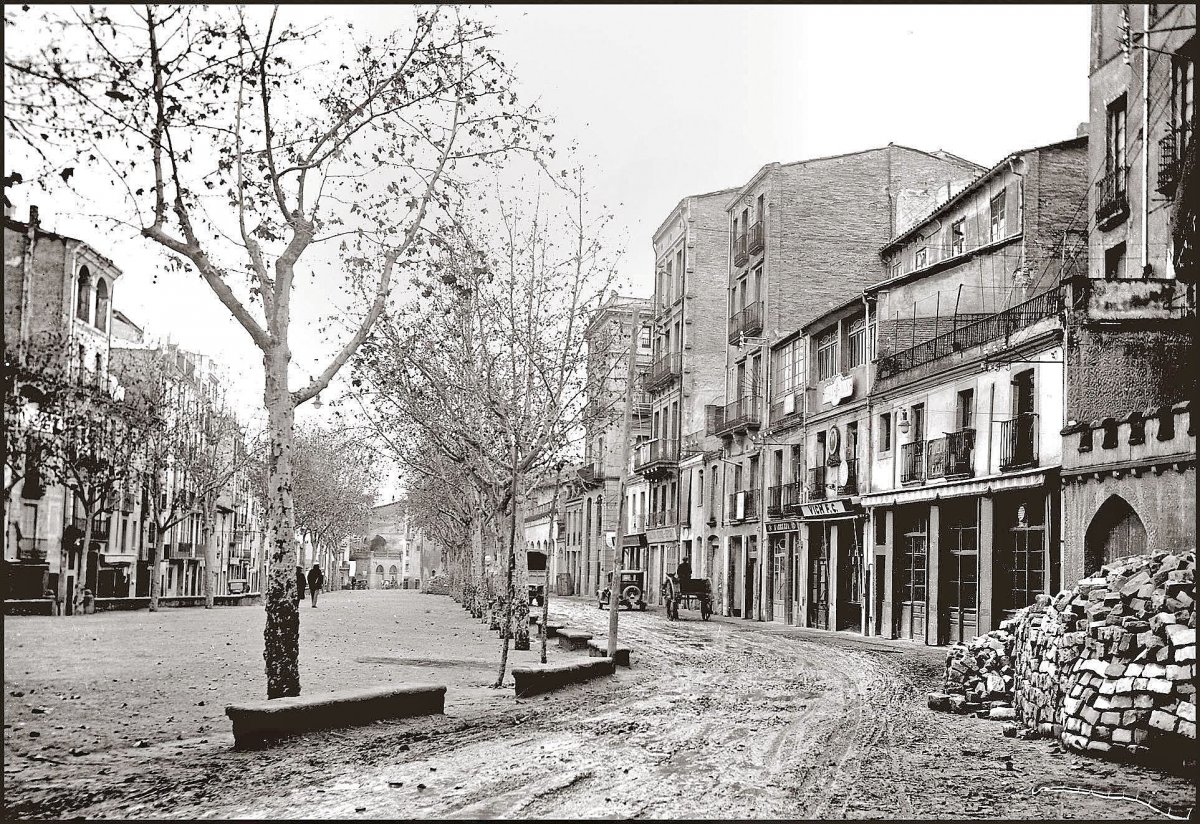 La rambla del Passeig l'any 1925