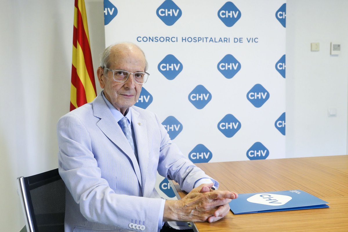 Jaume Portús, aquest dimarts poques hores abans de passar el relleu com a president del CHV