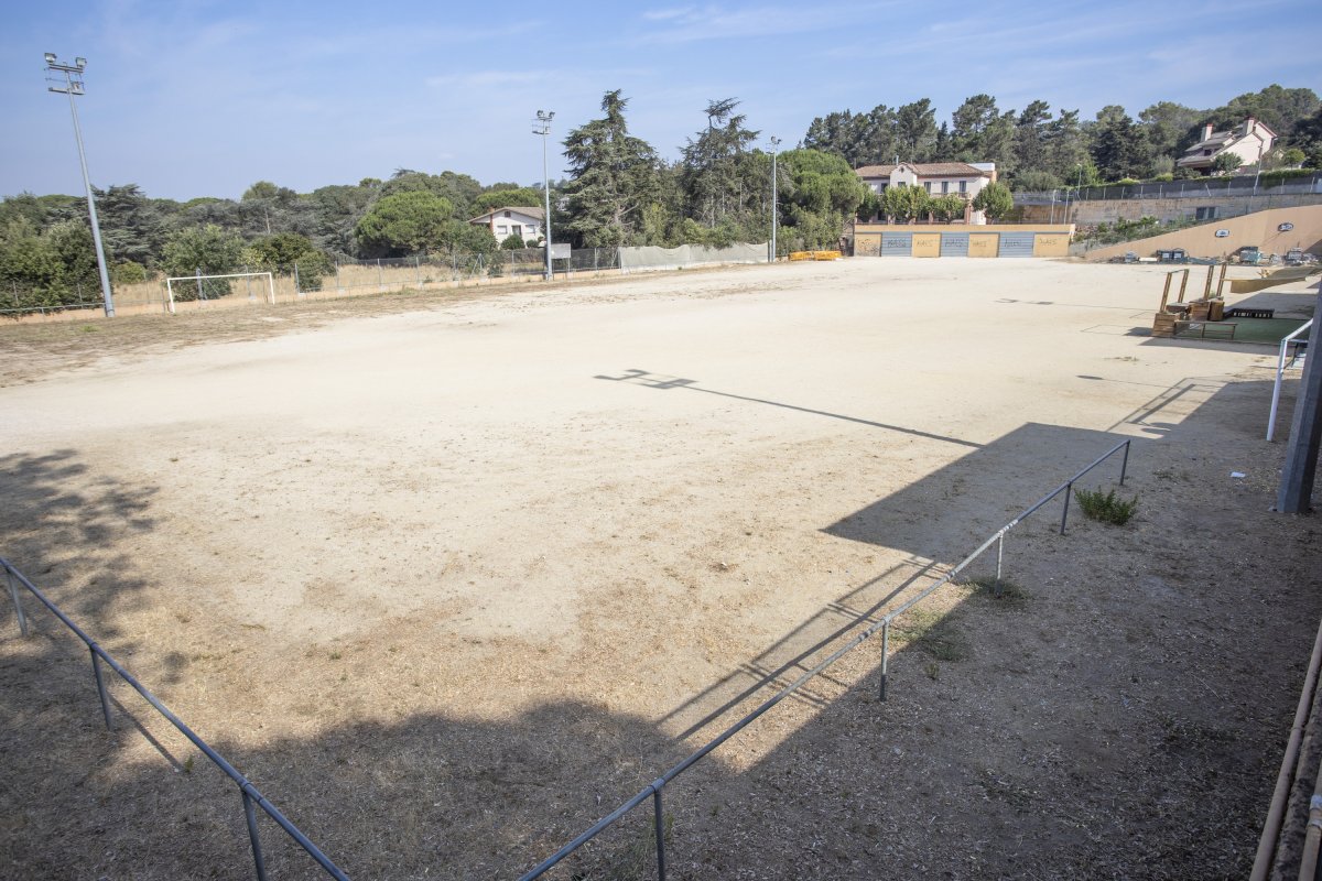 L'espai del camp de futbol de Vallromanes