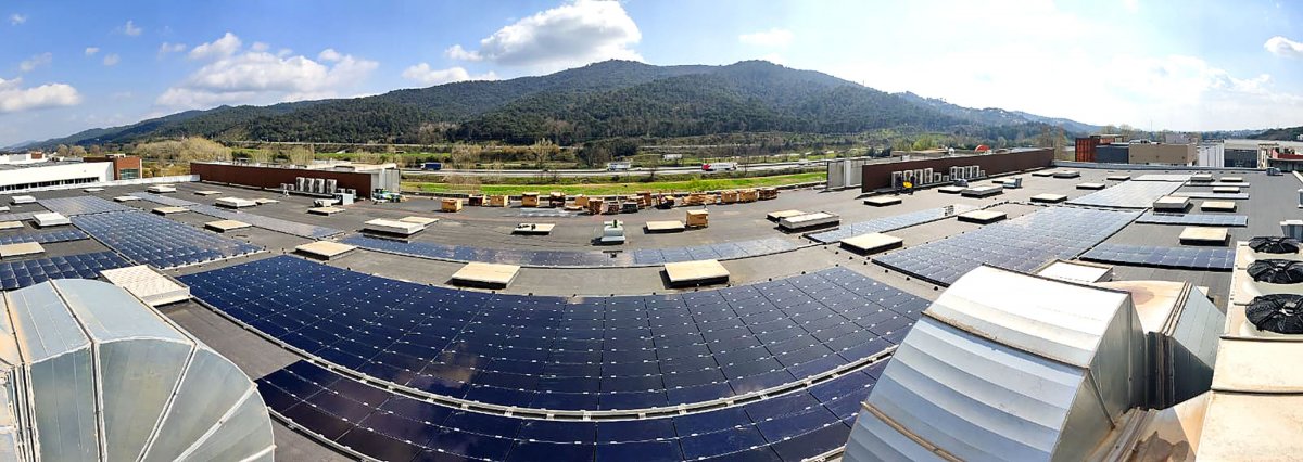La teulada fotovoltaica de Boboli, a Llinars
