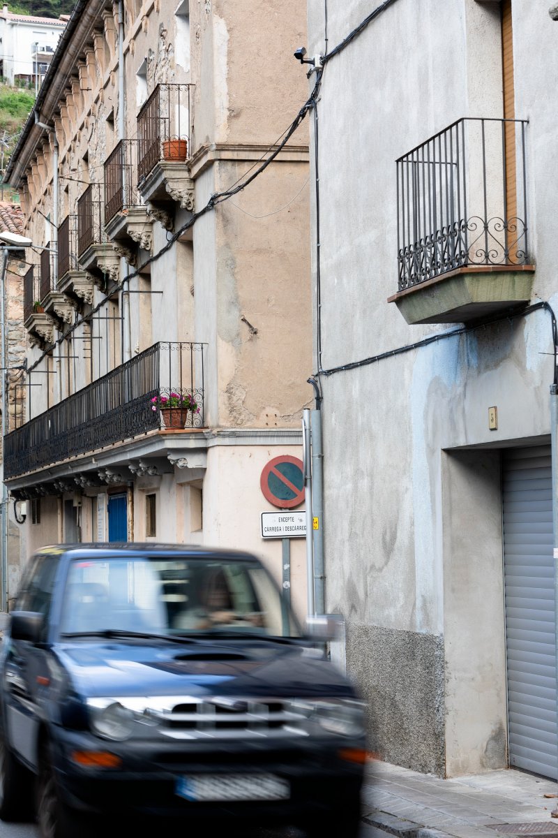 Una de les càmeres a la intersecció entre el carrer Major i el Prat