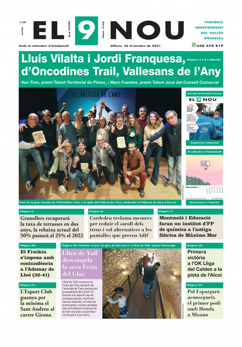 211025 EL 9 NOU Primera plana