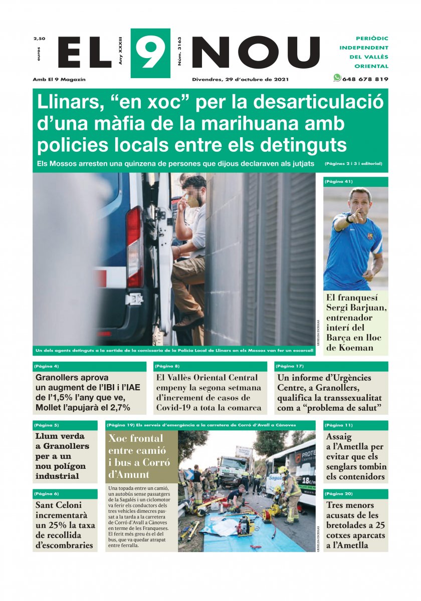 211029 EL 9 NOU Primera plana
