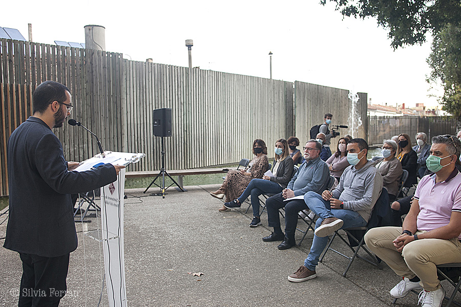 L'homenatge es va fer divendres al parc de la Linera