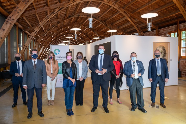 Els alcaldes de les ciutats que formen la nova entitats aquest dijous a Mataró