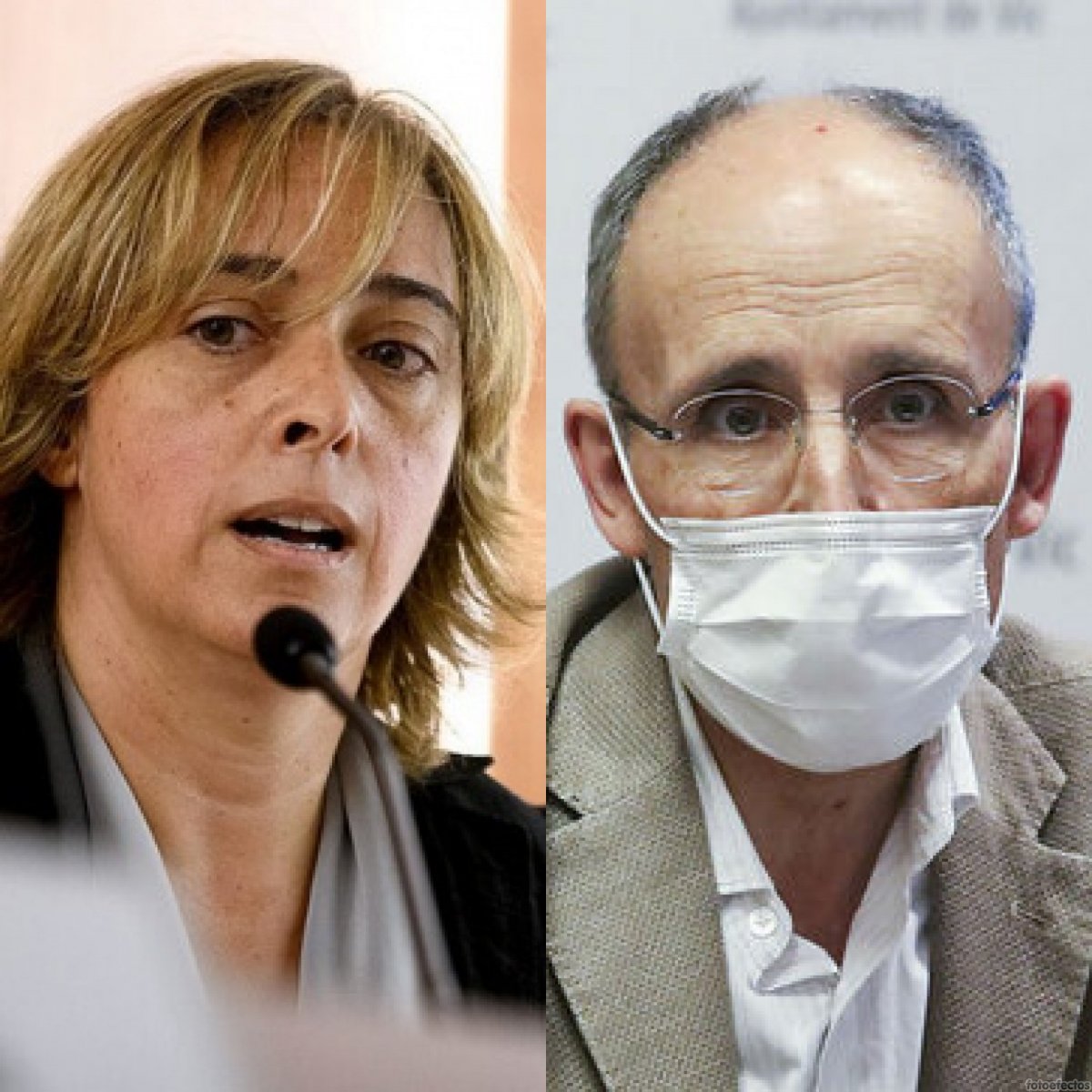 Sara Manjón i Jordi Roca, actuals gerents del Consorci Hospitalari de Vic i la Fundació Hospital de la Santa Creu