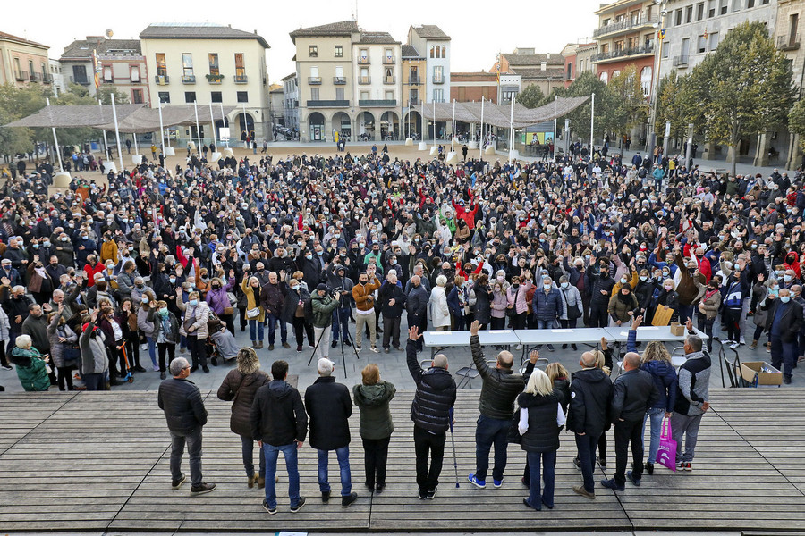 Concentració per exigir més civisme i seguretat a Manlleu, el diumenge 7 de novembre