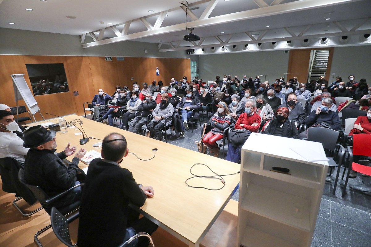 Una imatge de la presentació a l'auditori Roca del Museu del Ter