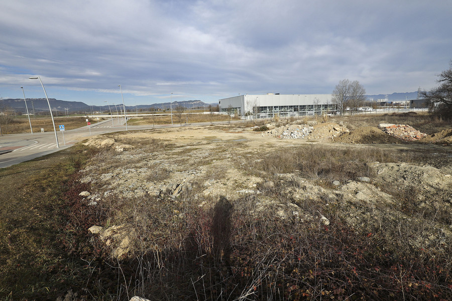 Vista del solar del polígon de la Ronda escollit per ubicar-hi el projecte